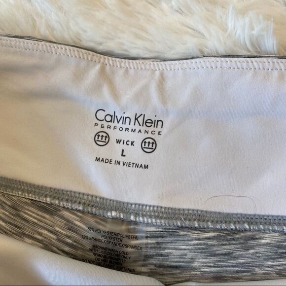 Calvin Klein Performance Capris Leggings, Size L - Picture 3 of 10